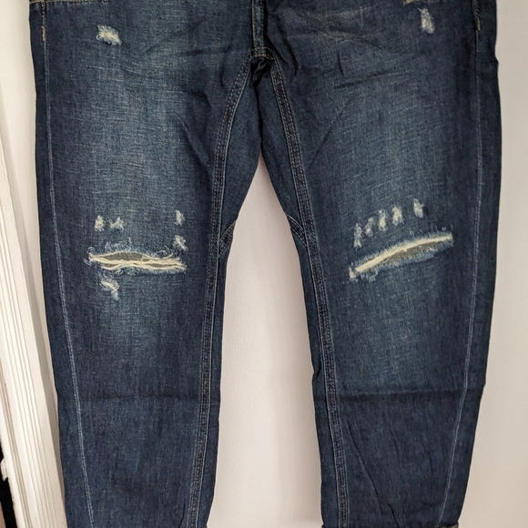 MAN X ONE TEASPOON Mr. Browns Indigo Linen Blend Relaxed Leg Jeans Size 30 R - Picture 5 of 12